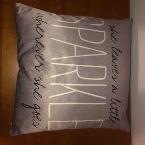 Silver-ish gray Throw Pillow